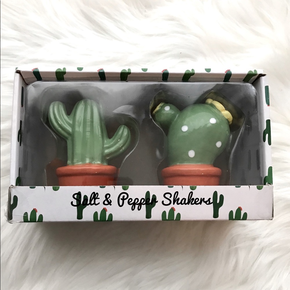 NEW Cactus Salt & Pepper Shakers